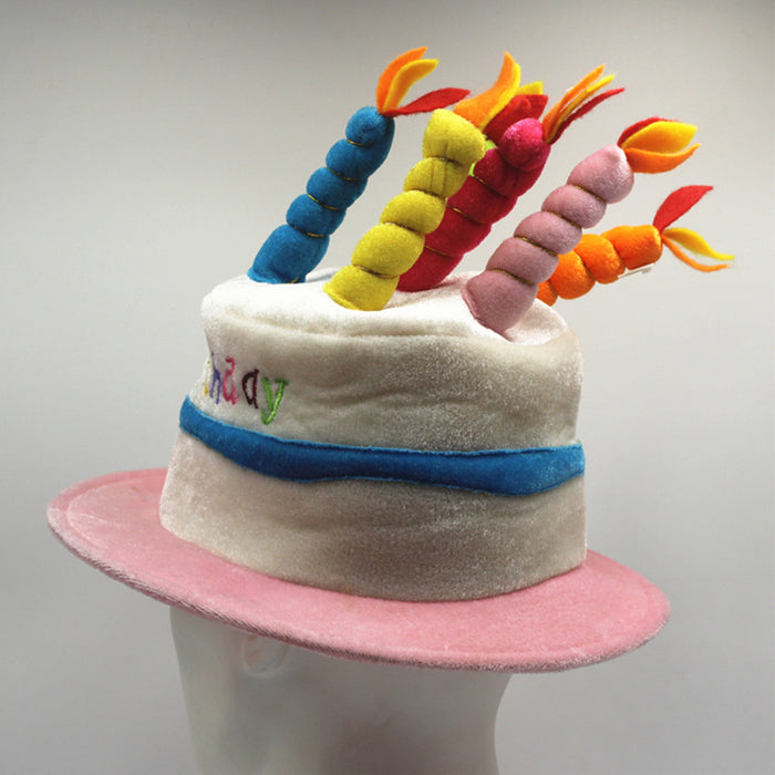 Wholesale Hat Christmas Christmas Hat Decoration Cake Candle Hat MOQ≥2 JDC-FH-JiaQi001