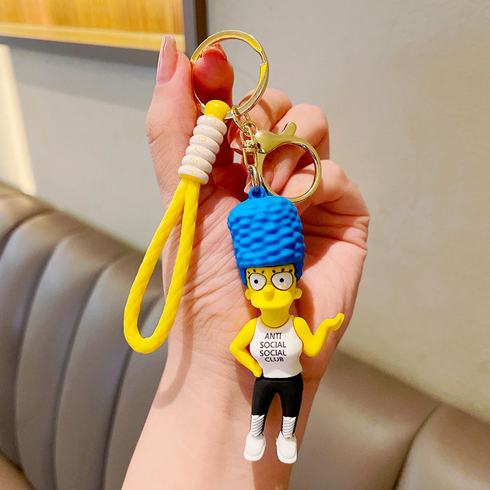 Wholesale Keychain PVC Cute Cartoon Doll Pendant MOQ≥2 (M) JDC-KC-LeZ031