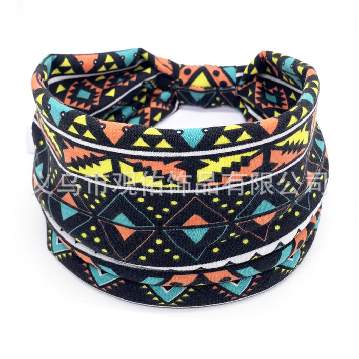 Wholesale Headband Fabric Sports Yoga Sweat-wicking Stretch Cotton JDC-HD-GuanY005