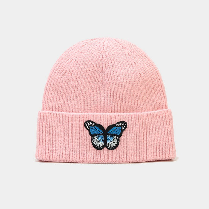 Wholesale Hat Wool Butterfly Knitted Hat MOQ≥2 JDC-FH-LvYi032