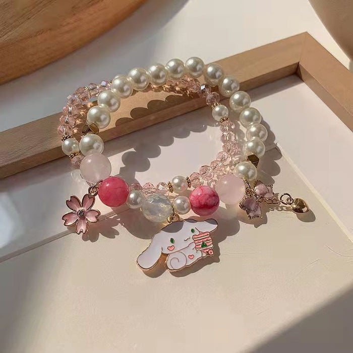 Wholesale Summer Bracelet Cute Sweet Beaded Chain JDC-BT-NiHuang007