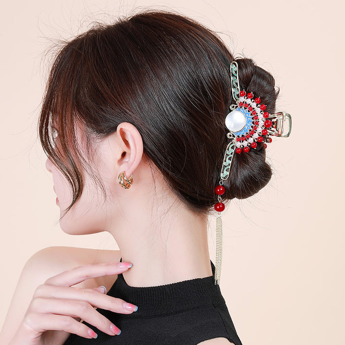 Wholesale Hair Clips Metal Butterfly Chinese Style MOQ≥2 JDC-HC-CLie004