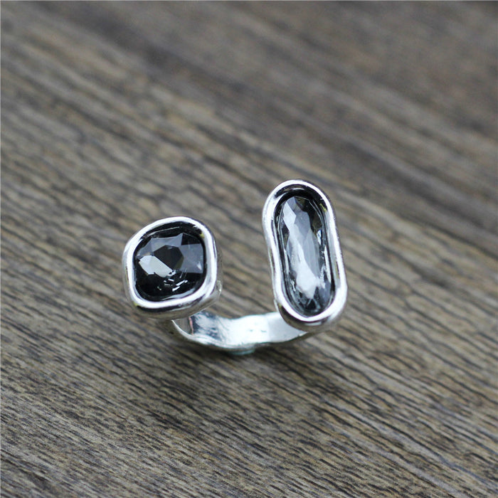Wholesale Ring Alloy Vintage Open Diamond JDC-RS-ChunX002