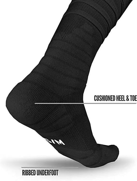 Calcetines de algodón al por mayor Calcetines de fútbol calcetines de fútbol calcetines de rugby alargados JDC-SK-CHENSW001 gruesos