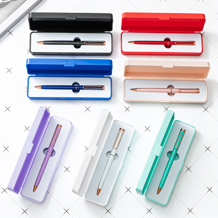 Wholesale Plastic Candy Color Pen Box Small Fresh MOQ≥2 JDC-PC-Huah046