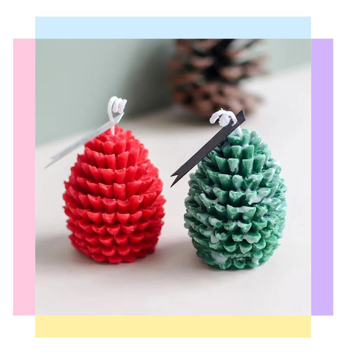 Wholesale Christmas Pine Cone Soy Wax Scented Candles MOQ≥2 JDC-SCS-SenD001