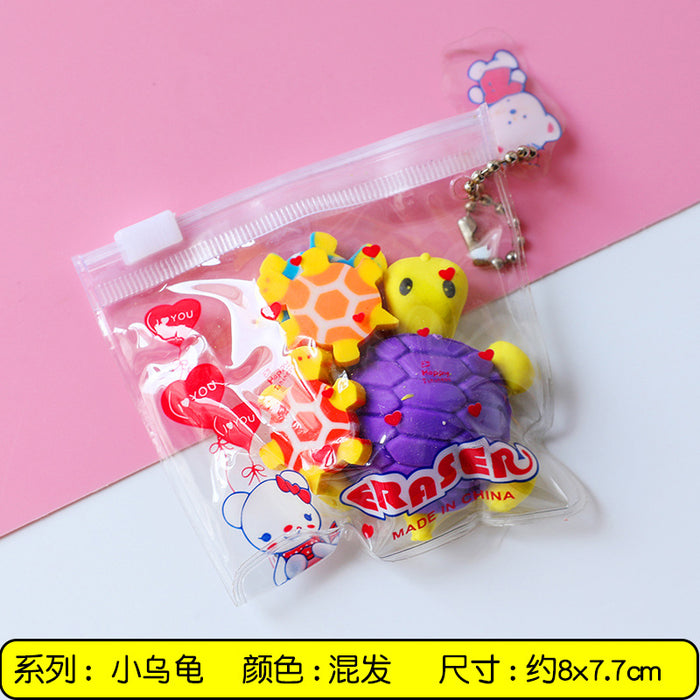 Wholesale rubber Cartoon Eraser Animal Fruit JDC-ERA-midu001