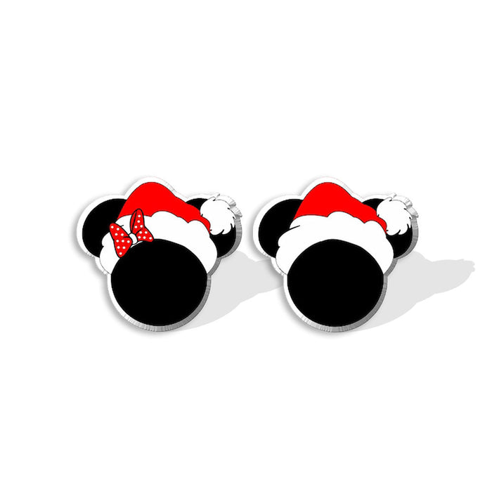 Wholesale Earrings Acrylic Christmas Cute Cartoon MOQ≥5 (M) JDC-ES-XiangL039