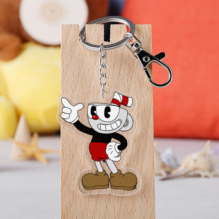 Wholesale keychain pvc cartoon cute plush toy pendant JDC-KC-KaMan003