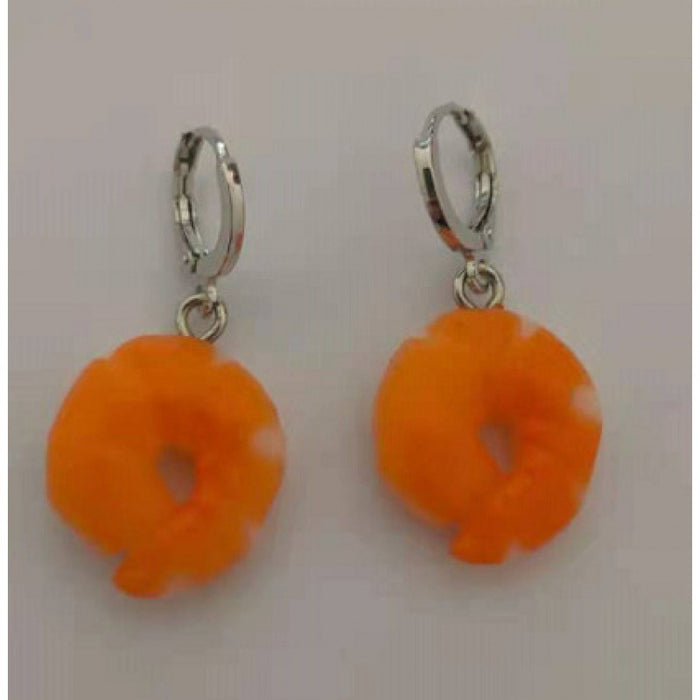 Wholesale Plastic Exaggerated Simulation Food Earrings MOQ≥2 JDC-ES-lingg010