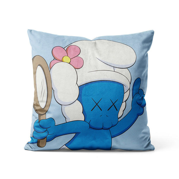 Wholesale Tide Brand Cartoon Short Plush Pillowcase (M) JDC-PW-Tians001