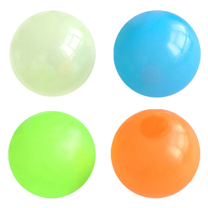 Wholesale fidgets toy TPR decompression pinching ball luminous vent MOQ≥3 JDC-FT-XiaoN001