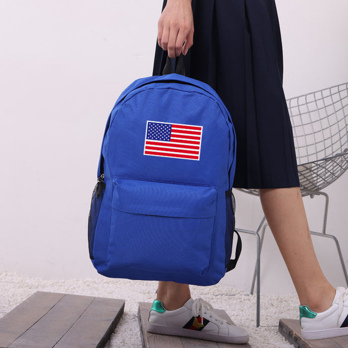 Wholesale 4th of July Independence Day Personalized Flag Backpack Travel Computer Backpack JDC-BP-Shangqu001