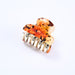 Jewelry WholesaleWholesale candy color small flower diamond shape double tooth hairpin JDC-HC-YingT002 Hair Clips 迎泰 %variant_option1% %variant_option2% %variant_option3%  Factory Price JoyasDeChina Joyas De China