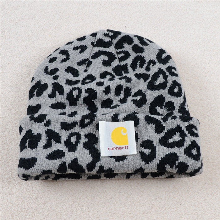 Wholesale Hat Cotton Leopard Cow Plaid Print MOQ≥2 (F) JDC-FH-KuT006