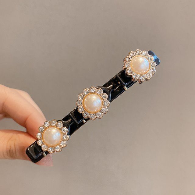 Wholesale hairpin pearl flowers and plants JDC-HC-ShiX009