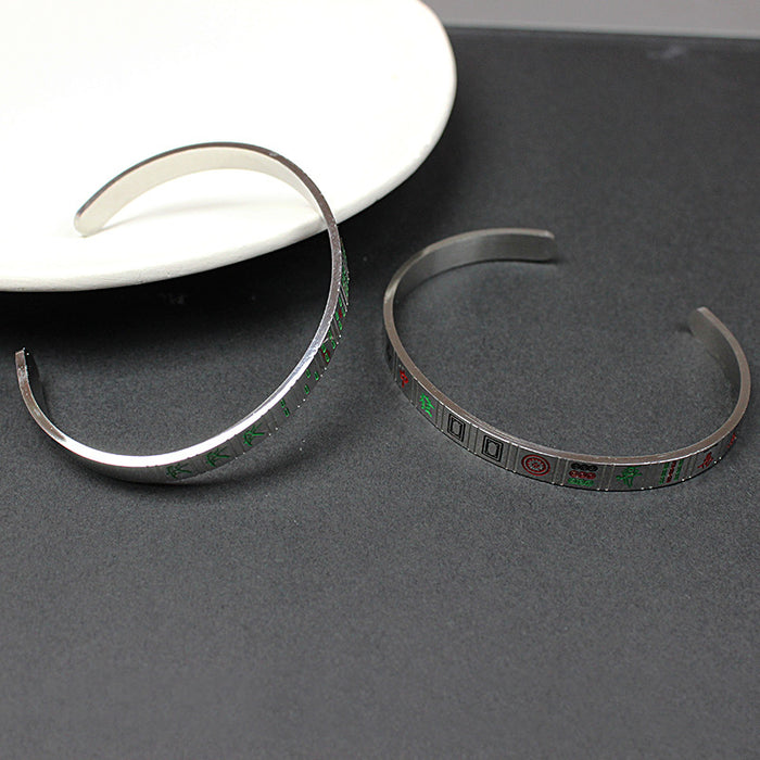 Wholesale Bracelet Metal Lucky Opening Adjustable Bracelet JDC-BT-QianT003