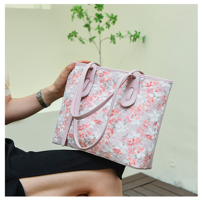 Bolso al por mayor Pu Lace Flower Bag Bag JDC-HB-Ziyi001