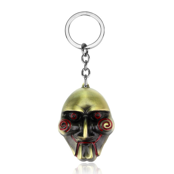 Wholesale Keychains For Backpacks chainsaw fright mask keychain alloy pendant JDC-KC-AWen021