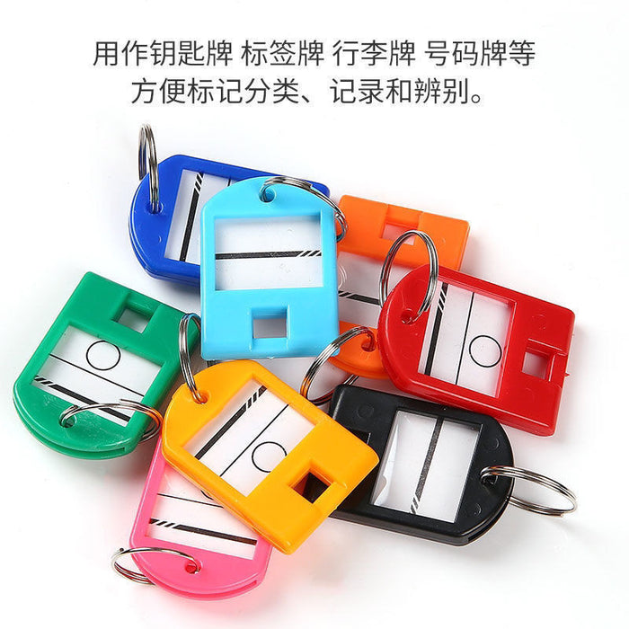Wholesale name tag pendant key plastic number can be marked hanging JDC-KC-XMei001