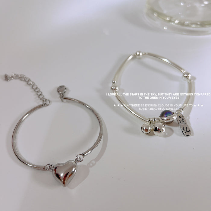 Wholesale Bracelet Metal Heart Adjustable Bracelet JDC-BT-QianT004