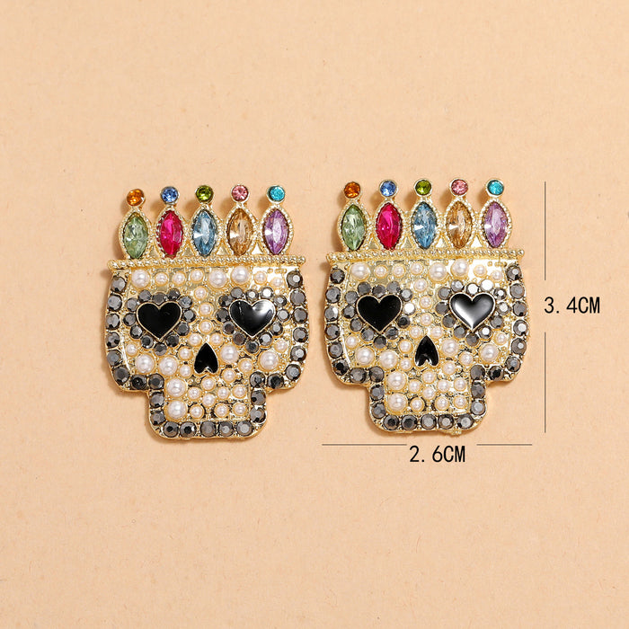 Wholesale Earrings Alloy Ghost JDC-ES-QunQiu003