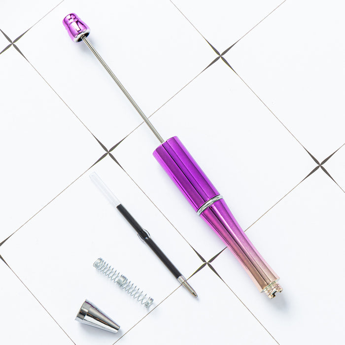 Wholesale Ballpoint Pen Plastic Bead Pen Turning JDC-BP-HongD006