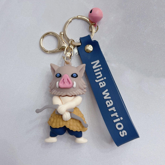 Wholesale Cartoon Soft Rubber Alloy Cute Keychain (M) MOQ≥2 JDC-KC-JuShu004