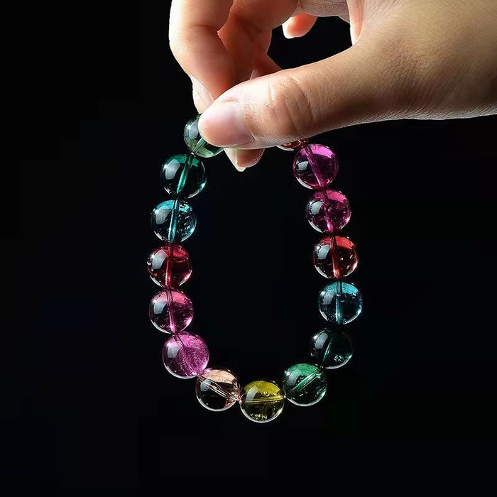 Wholesale Natural Candy Color Tourmaline Bracelet JDC-BT-NiHuang008