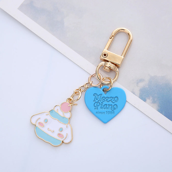 Wholesale Keychain Zinc Alloy Cute Puppy Cake Love Pendant MOQ≥2 (S) JDC-KC-ARui010