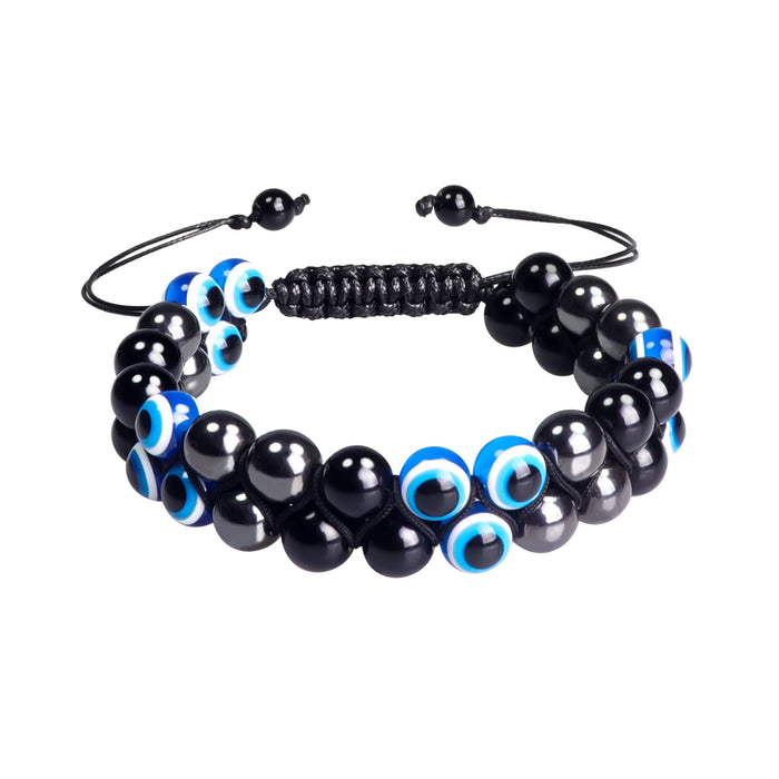 Wholesale natural agate stone bracelet men and women magnet bracelet MOQ≥2 JDC-BT-ShuoX001