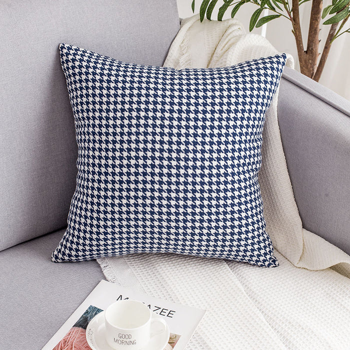 Wholesale Pillowcase Polyester Houndstooth JDC-PW-Feifei003