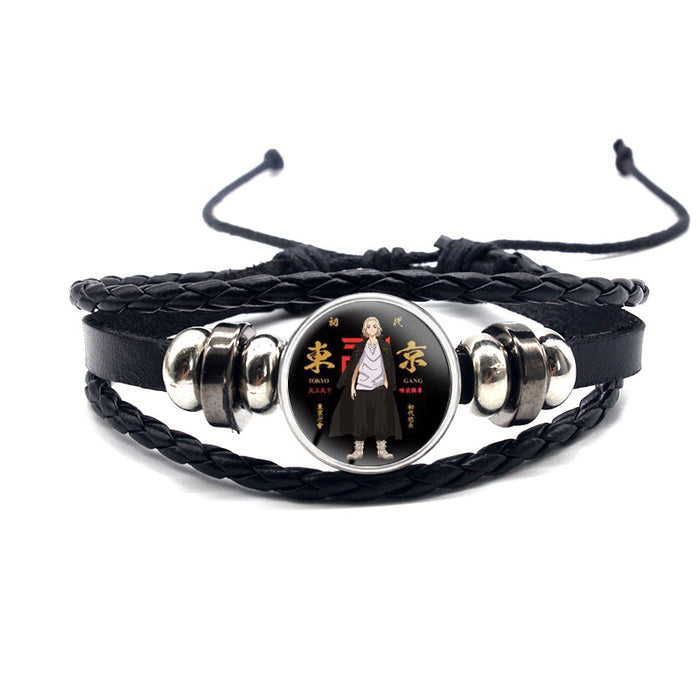 Wholesale cowhide cartoon adjustable bracelet bracelet MOQ≥2 (M) JDC-BT-YanY006