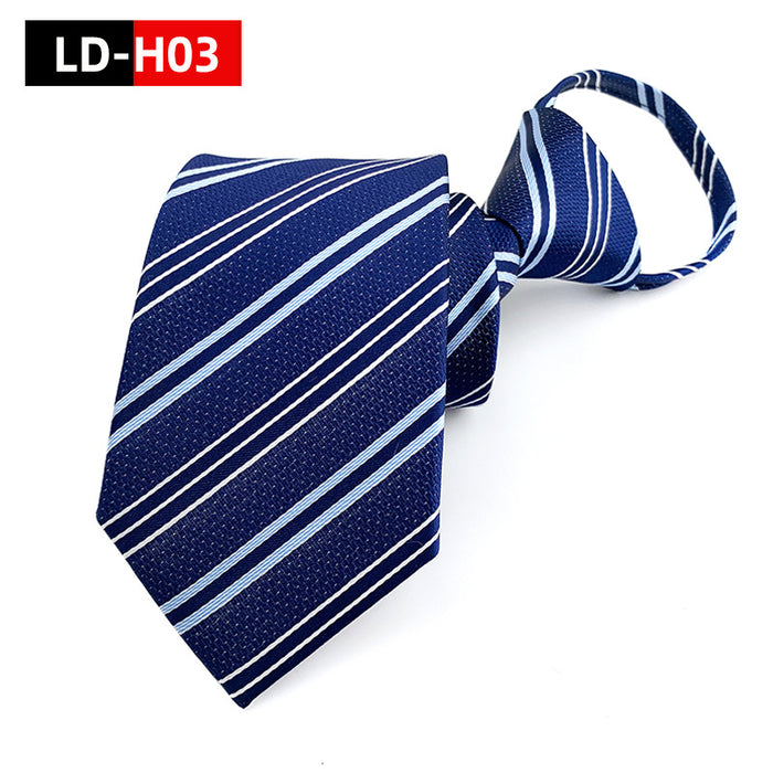 Wholesale Polyester Silk Zipper Tie JDC-TIE-YonF007
