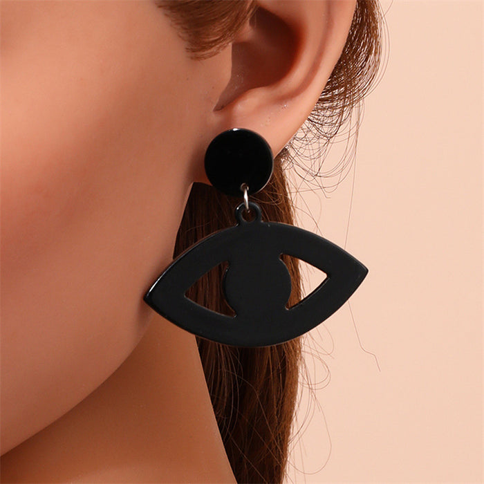 Wholesale Earrings Acrylic Eyes Cross Geometric Irregularity JDC-ES-GuTe048