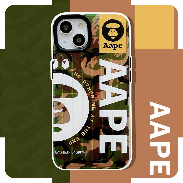 Wholesale Tide Brand Apple Mobile Phone Case Laser Camouflage (F) JDC-PC-Tengc005