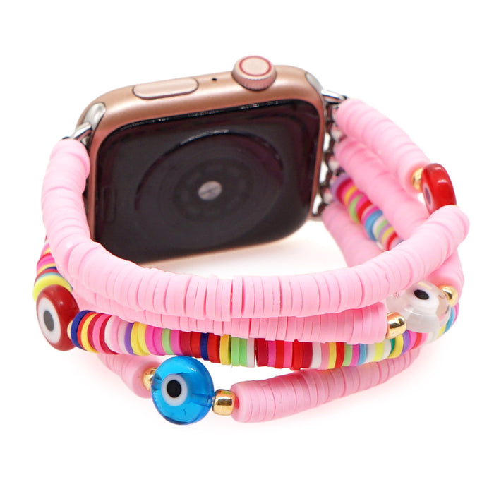 Wholesale For Apple Watch Boho Beads Soft Ceramic Strap JDC-WH-BDBD001