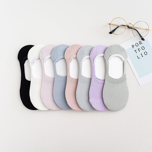 Jewelry WholesaleWholesale summer thin breathable invisible solid color cotton socks JDC-SK-KeSS002 Sock 柯萨思 %variant_option1% %variant_option2% %variant_option3%  Factory Price JoyasDeChina Joyas De China