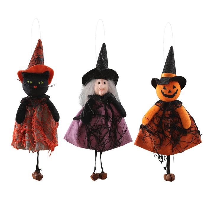 Wholesale toy cloth halloween pumpkin ghost witch MOQ≥2 JDC-FT-QuY005