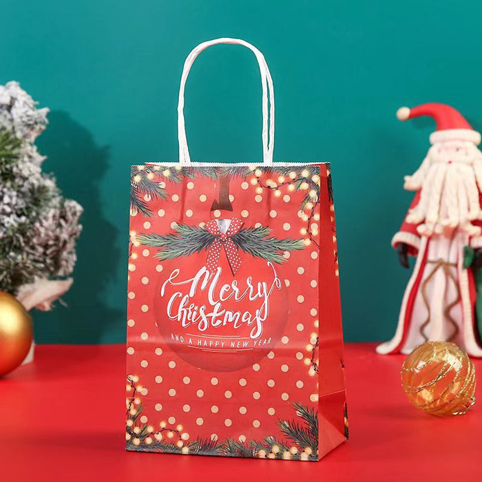 Wholesale Gift Bags Kraft Festive Party Christmas JDC-GB-ganrui008