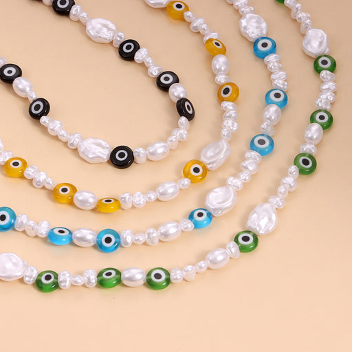 Jewelry WholesaleWholesale smiling face expression pearl necklace Bohemian Necklace JDC-NE-YinH003 Necklaces 颖皓 %variant_option1% %variant_option2% %variant_option3%  Factory Price JoyasDeChina Joyas De China