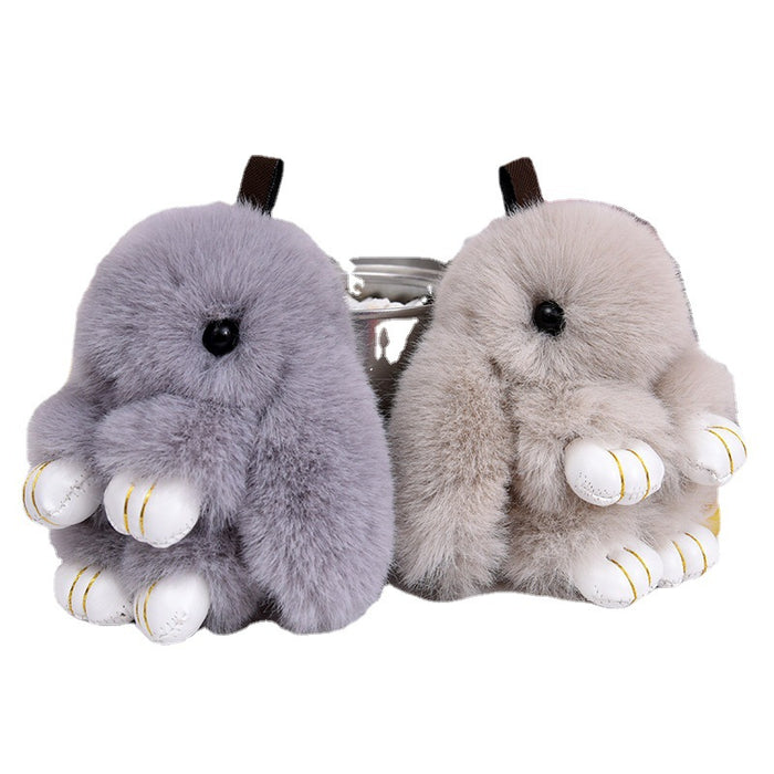 Wholesale Keychain Plush Cute Rabbit Pendant MOQ≥3 JDC-KC-Weit001