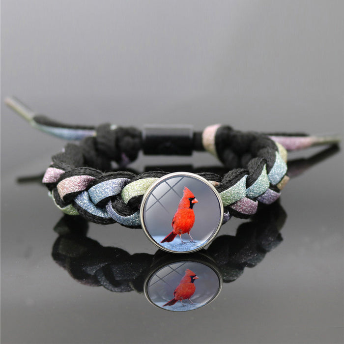 Wholesale Bracelet Braided Bracelet Cardinal Bird JDC-BT-HengX027