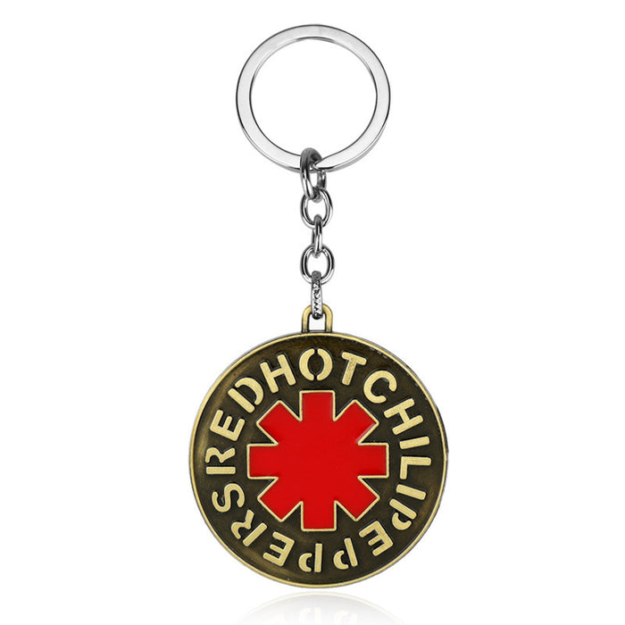 Band de rock en gros Red Hot Chili Peppers Alloy Keychain JDC-KC-AWEN010