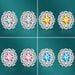 Jewelry WholesaleWholesale glitter diamond flower plated silver stud earrings JDC-ES-BZ017 Earrings 标志 %variant_option1% %variant_option2% %variant_option3%  Factory Price JoyasDeChina Joyas De China