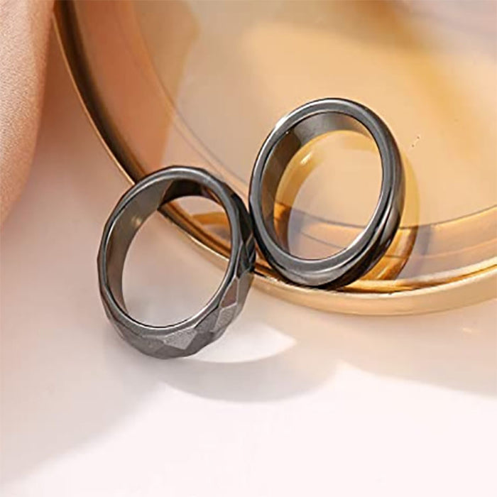 Wholesale Hematite Magnetic Rings JDC-RS-ShiC001