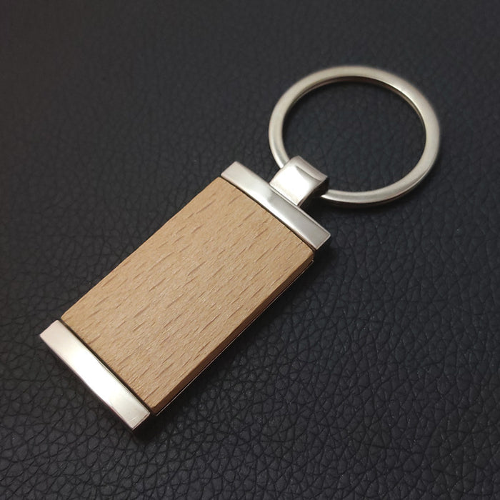 Wholesale Keychains Alloy Wood MOQ≥2 JDC-KC-KNuo001