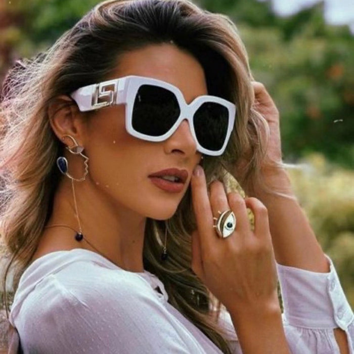 Jewelry WholesaleWholesale large frame sunglasses JDC-SG-LanM013 Sun Glasses 蓝眸 %variant_option1% %variant_option2% %variant_option3%  Factory Price JoyasDeChina Joyas De China