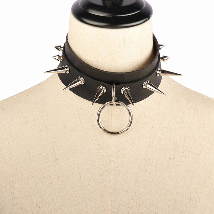 Jewelry WholesaleWholesale punk chain O-shaped toroid collar JDC-NE-jiay002 Necklaces 嘉一 %variant_option1% %variant_option2% %variant_option3%  Factory Price JoyasDeChina Joyas De China