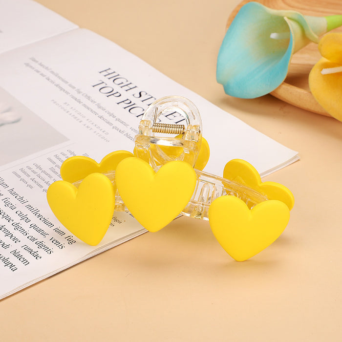 Wholesale Hairpin Metal Colored Hearts JDC-HC-MDL005